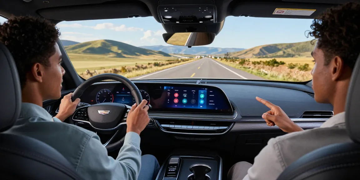 Test-driving the Cadillac Lyriq while exploring do the driving modes in cadillac lyriq offer different ranges or battery usages? showcasing varied driving modes and energy efficiency.