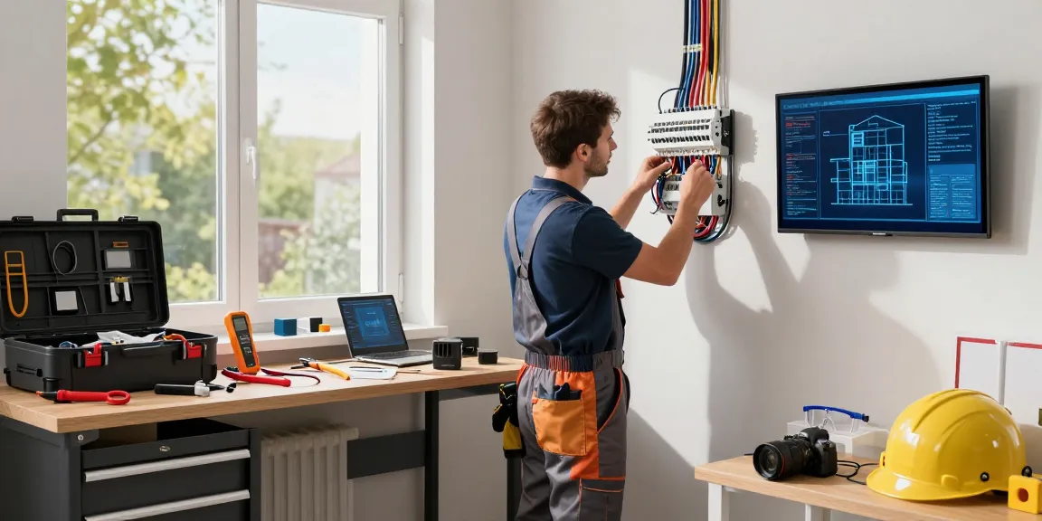 EB Elektrotechnik Dortmund: Fachmann installiert moderne Elektrosysteme in Dortmund.