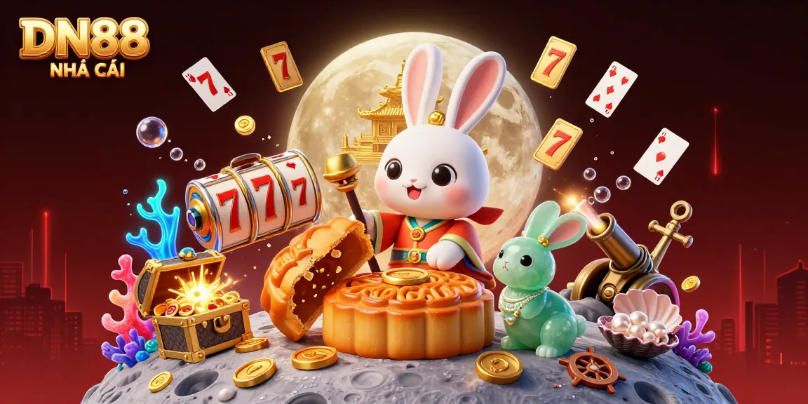 Play poker with DN88 NHÀ CÁI's vibrant 3D casino scene showcasing lively characters and dynamic elements.