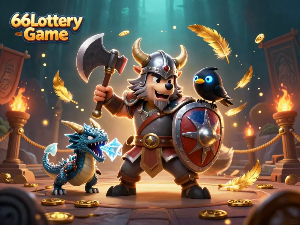 Engage in thrilling gameplay with 66Lottery Game featuring vibrant characters in a dynamic 3D scene.