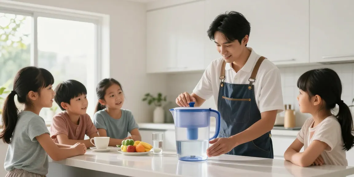 Waterdrop PT-04C-A Alkaline Water Filter Pitcher displayed by a trusted local service provider, enhancing healthy drinking water access in the community.