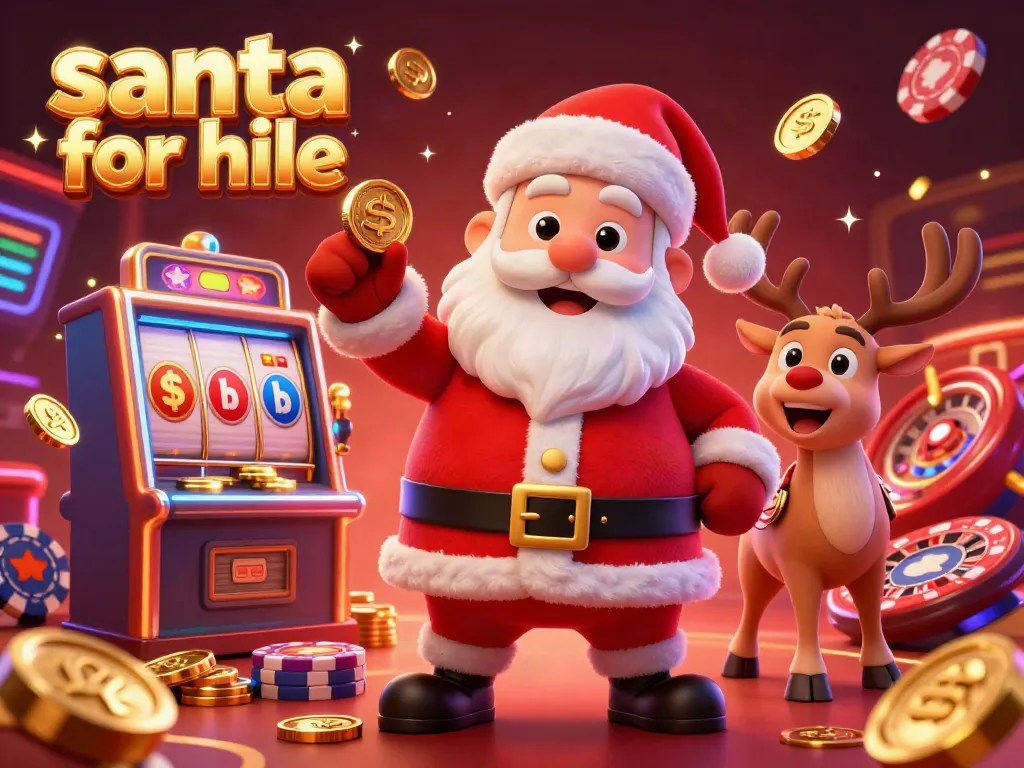 Engage with the festive atmosphere of hiring a Santa while enjoying thrilling casino adventures.