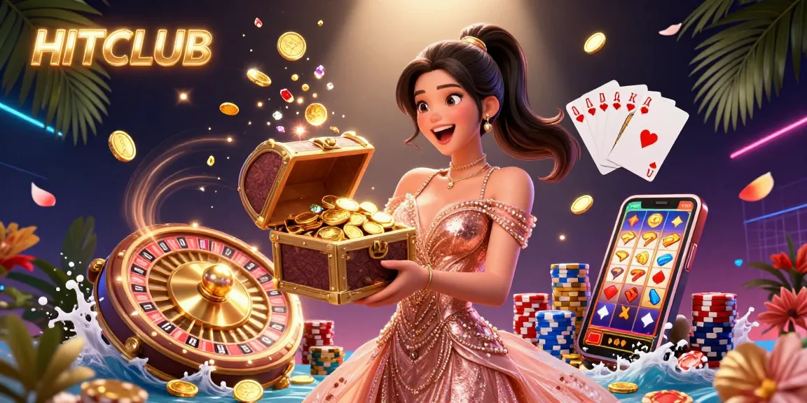 Experience the thrill of winning at HITCLUB with captivating casino visuals and engaging gameplay.