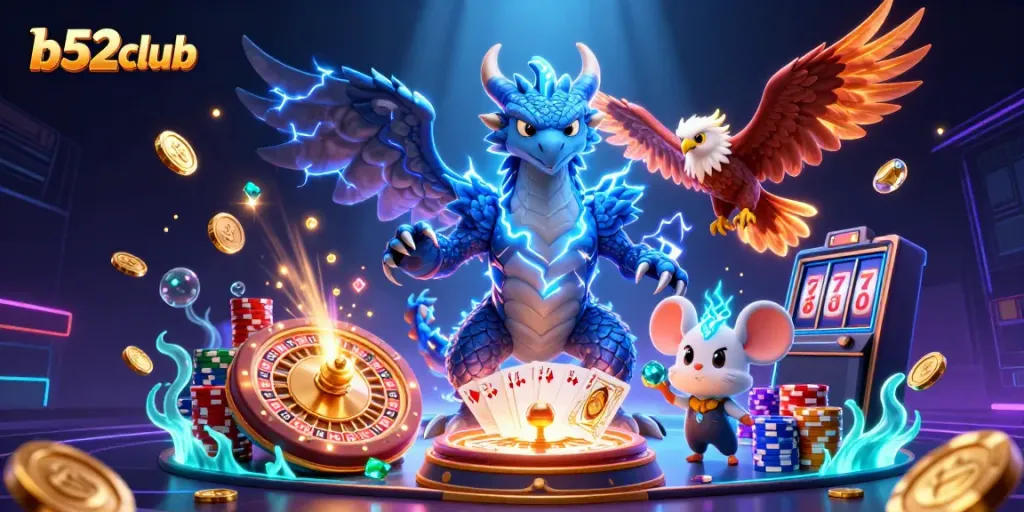 Experience thrilling gameplay at b52club with powerful characters and dynamic casino elements.