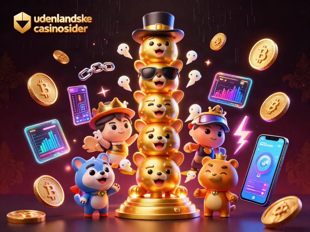 Experience the thrill of udenlandske casino sider featuring a vibrant 3D casino scene.