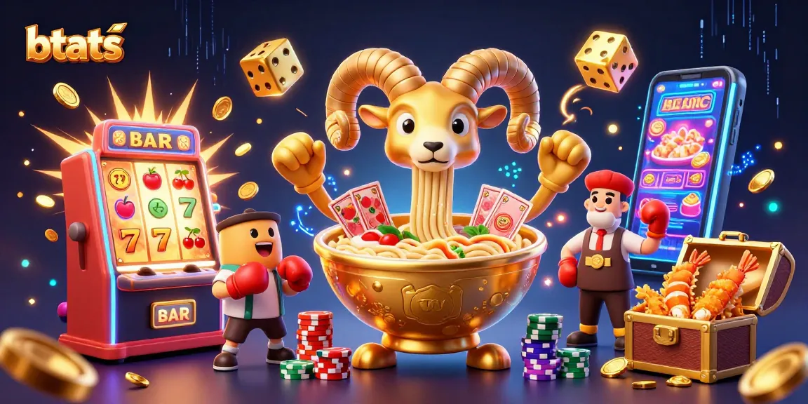 Engage in thrilling gaming moments with btats as characters come alive in a vibrant 3D casino scene.