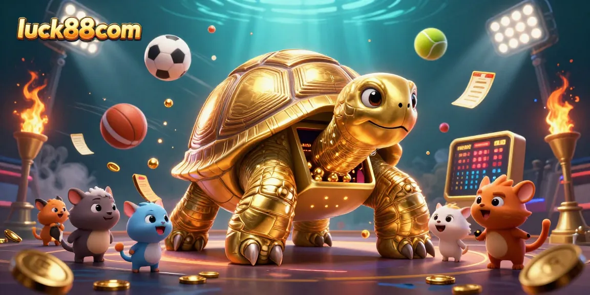 Join the excitement at luck88com with engaging games featuring golden tortoise and dynamic sports betting.