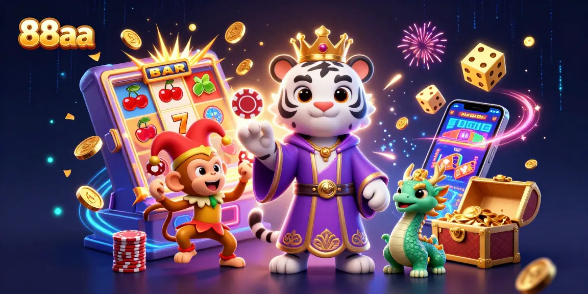 Experience the thrilling world of 88aa with captivating slot machines and jackpot excitement.