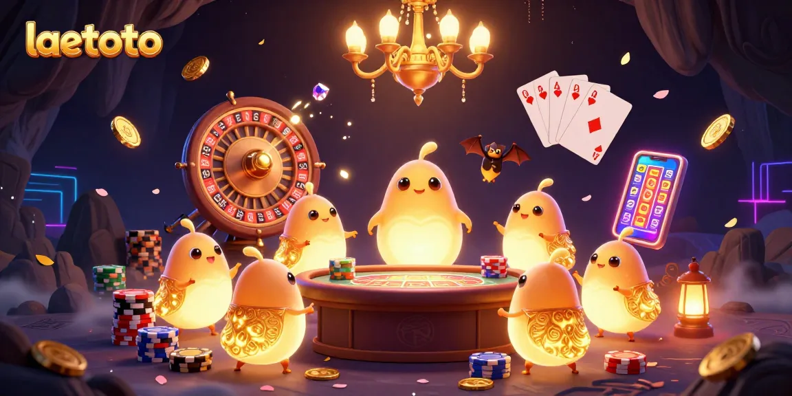 Play exciting casino games with laetoto as glowing worms illuminate the cave-like atmosphere.