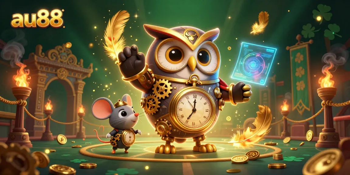 Engage in thrilling action with au88's vibrant 3D casino world featuring dynamic characters and elements.