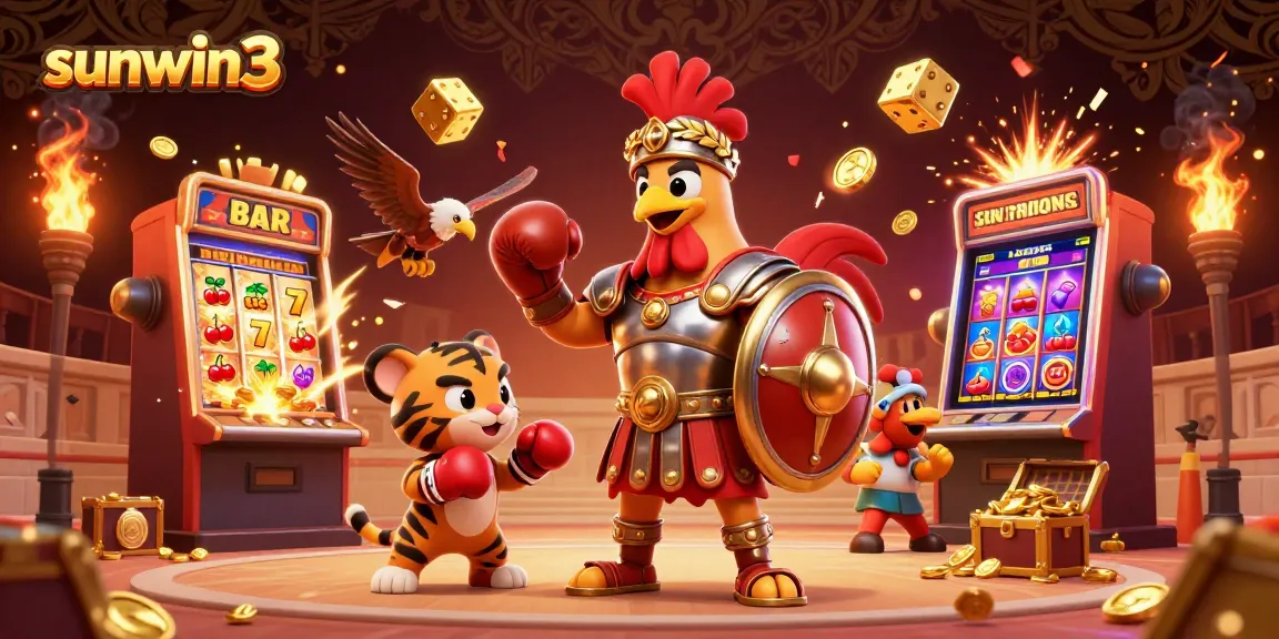 Experience the excitement of sunwin3 with vibrant casino games, jackpots, and colorful characters.