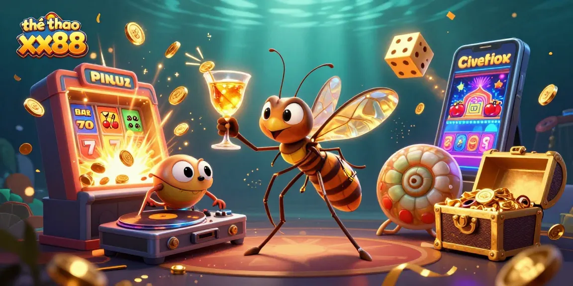 Experience thrilling sports betting with thể thao xx88, featuring dynamic casino elements and vibrant characters.