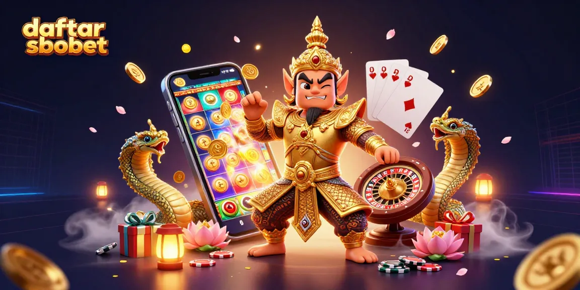 Experience thrilling daftar sbobet action with dynamic slot games and golden guardians.