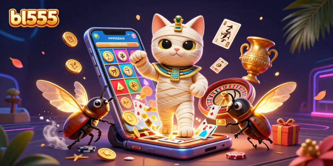 Experience thrill and excitement at bl555's modern online casino with dynamic 3D illustrations.