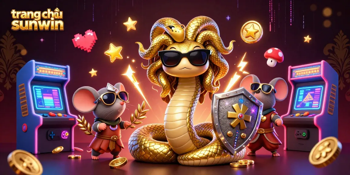 Experience thrilling gameplay at trang chủ sunwin with Medusa, a warrior mouse, and vibrant casino elements.